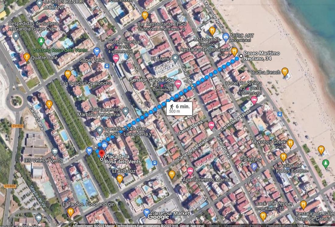 Jardin 5 Playa De Gandia - No Fiestas - Con Wifi Apartment Luaran gambar